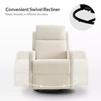 Nestor Fauteuil inclinable pivotant - Lot de 2 avec fonction pivotante | ART OF LIVING DESIGNS