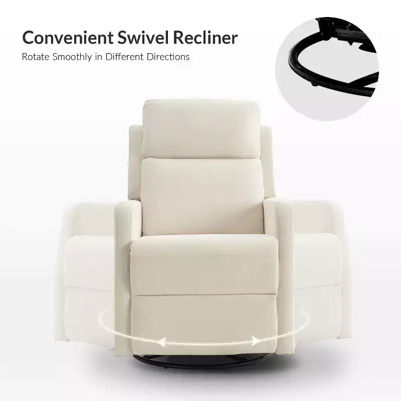 Nestor Fauteuil inclinable pivotant - Lot de 2 avec fonction pivotante | ART OF LIVING DESIGNS