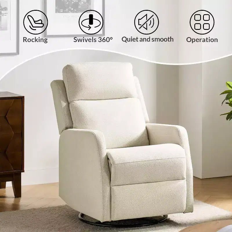 Nestor Fauteuil inclinable pivotant - Lot de 2 avec fonction pivotante | ART OF LIVING DESIGNS