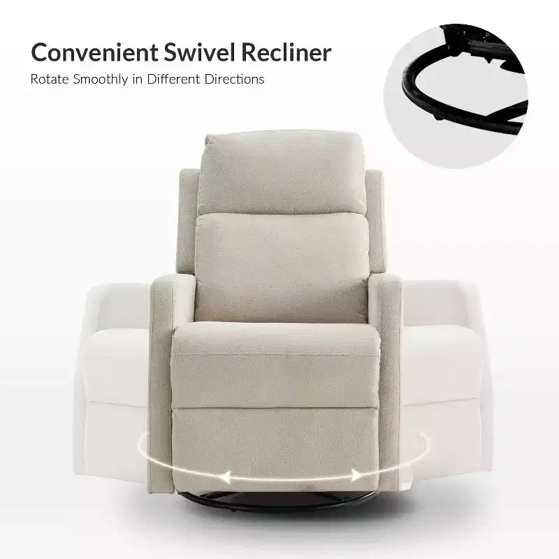 Nestor Fauteuil inclinable pivotant - Lot de 2 avec fonction pivotante | ART OF LIVING DESIGNS