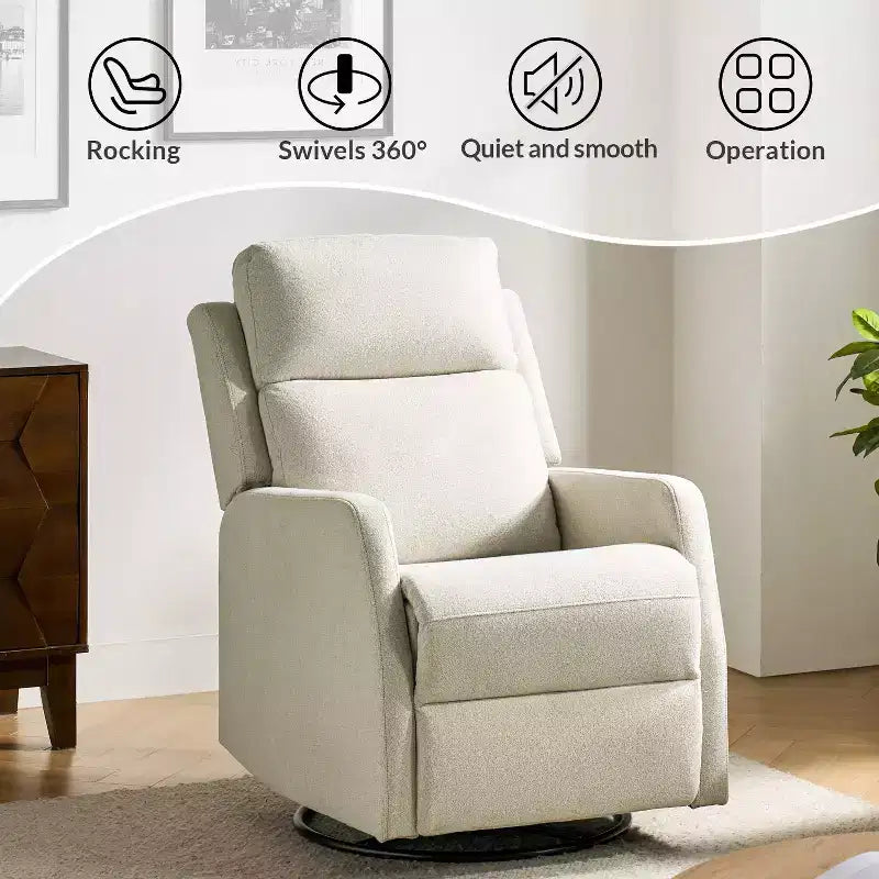 Nestor Fauteuil inclinable pivotant - Lot de 2 avec fonction pivotante | ART OF LIVING DESIGNS
