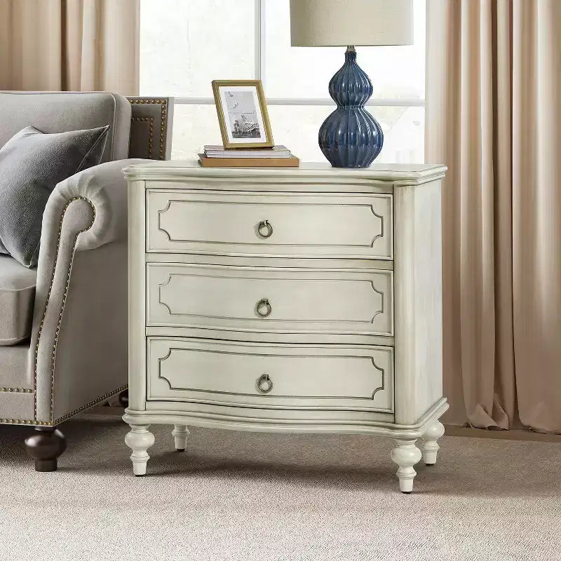 Table de bout Linus à 3 tiroirs | ART OF LIVING DESIGNS