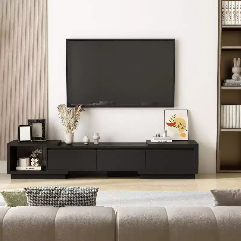 Meuble TV Extensible Famapy Meuble TV Moderne avec Tiroirs