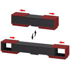 Meuble TV Extensible Famapy Meuble TV Moderne avec Tiroirs