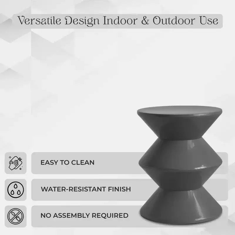 Table d'appoint contemporaine durable et moderne LeisureMod Aura