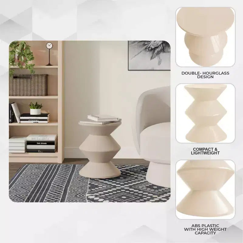 Table d'appoint contemporaine durable et moderne LeisureMod Aura