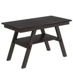 Ensemble de table à manger Whisen Rustic 6 pièces à hauteur de comptoir avec banc et 4 chaises rembourrées