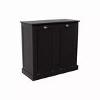 Armoire à linge en bois AndMakers 32,68 po L. x 14,57 po P x 31,5 po H avec rangement inclinable