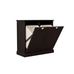 Armoire à linge en bois AndMakers 32,68 po L. x 14,57 po P x 31,5 po H avec rangement inclinable