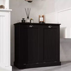Armoire à linge en bois AndMakers 32,68 po L. x 14,57 po P x 31,5 po H avec rangement inclinable