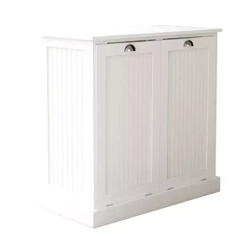 Armoire à linge en bois AndMakers 32,68 po L. x 14,57 po P x 31,5 po H avec rangement inclinable