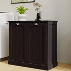 Armoire à linge en bois AndMakers 32,68 po L. x 14,57 po P x 31,5 po H avec rangement inclinable