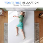 Matelas en mousse à mémoire de forme 3 couches Emma and Oliver en boîte avec infusion de thé vert, gel rafraîchissant, mousse certifiée CertiPUR-US et housse lavable