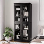 Armoire de rangement d'appoint Dovelina Gershwin - Organisateur polyvalent avec étagères réglables et gestion des câbles
