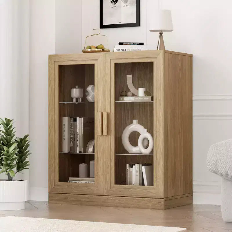 Armoire de rangement d'appoint Dovelina Gershwin - Organisateur polyvalent avec étagères réglables et gestion des câbles
