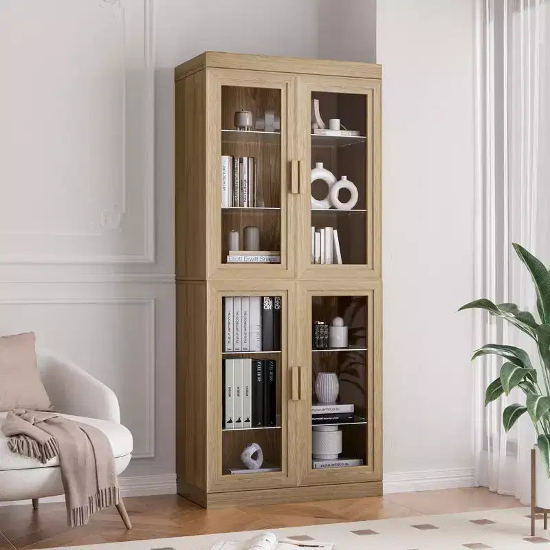 Armoire de rangement d'appoint Dovelina Gershwin - Organisateur polyvalent avec étagères réglables et gestion des câbles