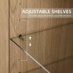 Armoire de rangement d'appoint Dovelina Gershwin - Organisateur polyvalent avec étagères réglables et gestion des câbles