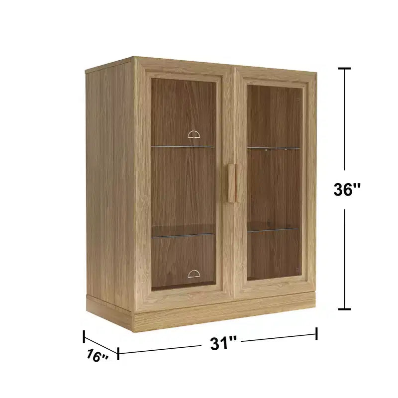 Armoire de rangement d'appoint Dovelina Gershwin - Organisateur polyvalent avec étagères réglables et gestion des câbles