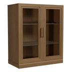 Armoire de rangement d'appoint Dovelina Gershwin - Organisateur polyvalent avec étagères réglables et gestion des câbles
