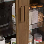 Armoire de rangement d'appoint Dovelina Gershwin - Organisateur polyvalent avec étagères réglables et gestion des câbles