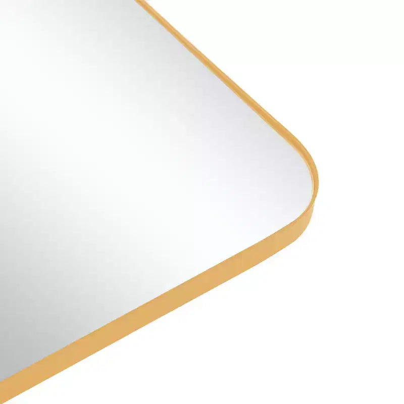 Miroir mural pivotant rectangulaire PexFix avec cadre en métal pour salle de bain