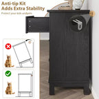 Commode 6 tiroirs pour chambre, commode de 119 cm de large, commode large avec rangement sur pied, commode de rangement en bois pour chambre, Noyer