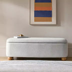 Banc de rangement Patricio avec pieds en bois massif | ART OF LIVING DESIGNS