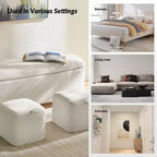 Banc de rangement Patricio avec pieds en bois massif | ART OF LIVING DESIGNS