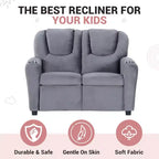 Causeuse inclinable de luxe pour enfants Home Imports Emporium - Causeuse inclinable chic avec fonction de poussée-dossier