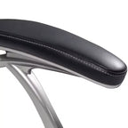 Fauteuil de bureau de direction HOMCOM inclinable, chaise de bureau à dossier haut en cuir PU, chaise d'ordinateur pivotante à hauteur réglable
