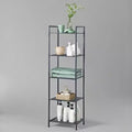 5-Tier Storage Rack, Bathroom Shelf, Extendable Plant Stand with Adjustable Shelf, for Bathroom, Living Room, Balcony, Kitchen
