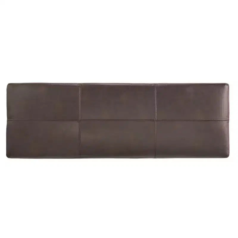 Pouf de rangement contemporain en similicuir Rupert de Christopher Knight Home