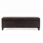 Christopher Knight Home Rupert Contemporary Faux Leather Upholstered Storage Ottoman