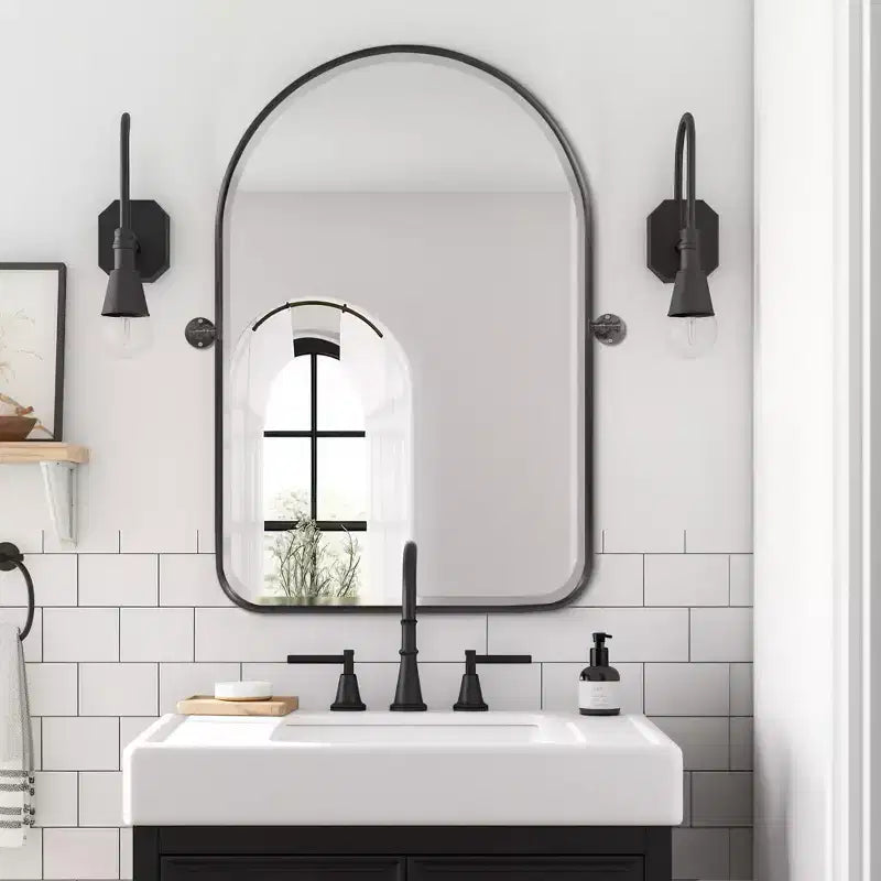 Dovelina Norita Metal Vanity Mirror Wall Mirror