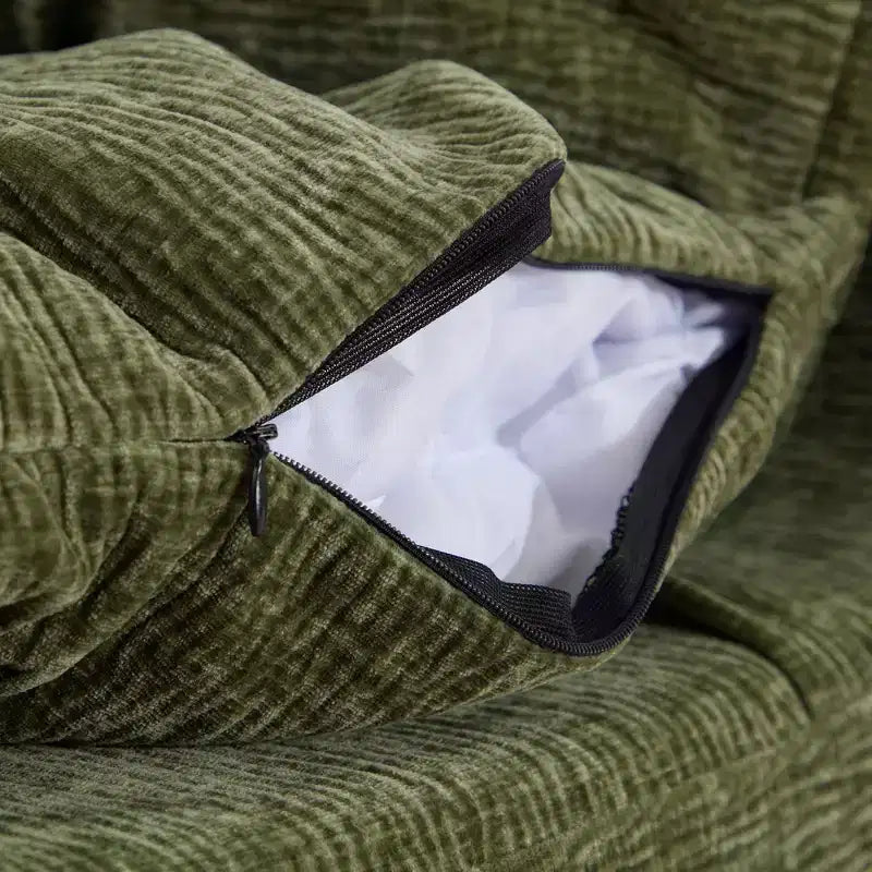 Fauteuil sans accoudoirs en mousse GDFStudio Vivien avec coussin