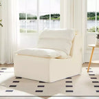 Fauteuil sans accoudoirs en mousse GDFStudio Vivien avec coussin