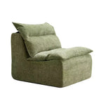 Fauteuil sans accoudoirs en mousse GDFStudio Vivien avec coussin