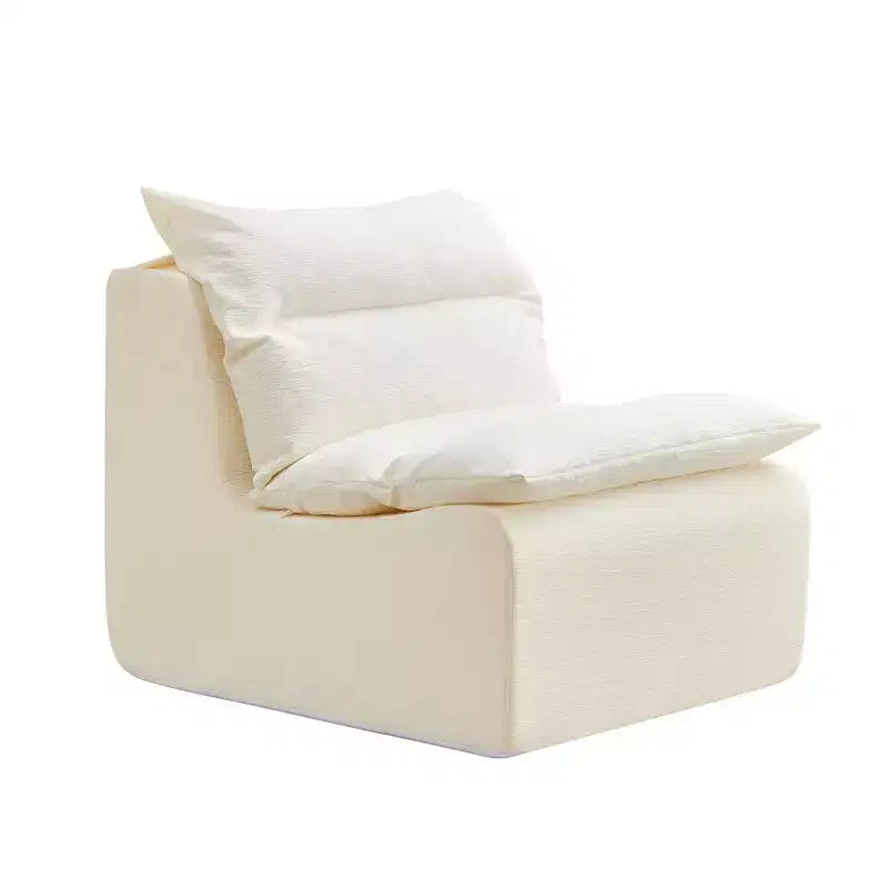 Fauteuil sans accoudoirs en mousse GDFStudio Vivien avec coussin