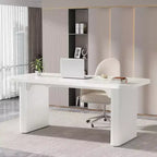 Bureau de direction Lantine 62, grand bureau d'ordinateur avec double caisson, table d'écriture rectangulaire moderne et simple pour bureau à domicile
