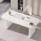 Bureau de direction Lantine 62, grand bureau d'ordinateur avec double caisson, table d'écriture rectangulaire moderne et simple pour bureau à domicile