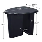 Zeus & Ruta Table d'appoint conique de 90,34 cm pour plateau de table