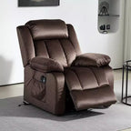 Fauteuil inclinable releveur électrique HOMCOM pour personnes âgées, avec massage et télécommandes
