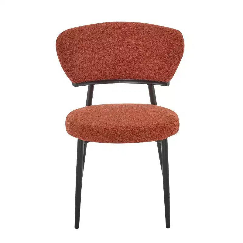 Christopher Knight Home Chaise de salle à manger rembourrée Atrass avec pieds en métal (Lot de 4)