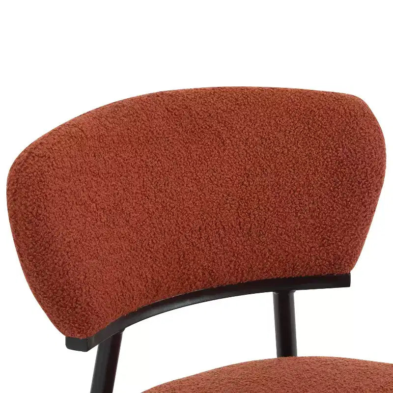 Christopher Knight Home Chaise de salle à manger rembourrée Atrass avec pieds en métal (Lot de 4)