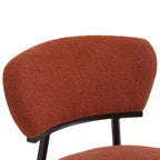 Christopher Knight Home Chaise de salle à manger rembourrée Atrass avec pieds en métal (Lot de 4)