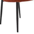 Christopher Knight Home Chaise de salle à manger rembourrée Atrass avec pieds en métal (Lot de 4)
