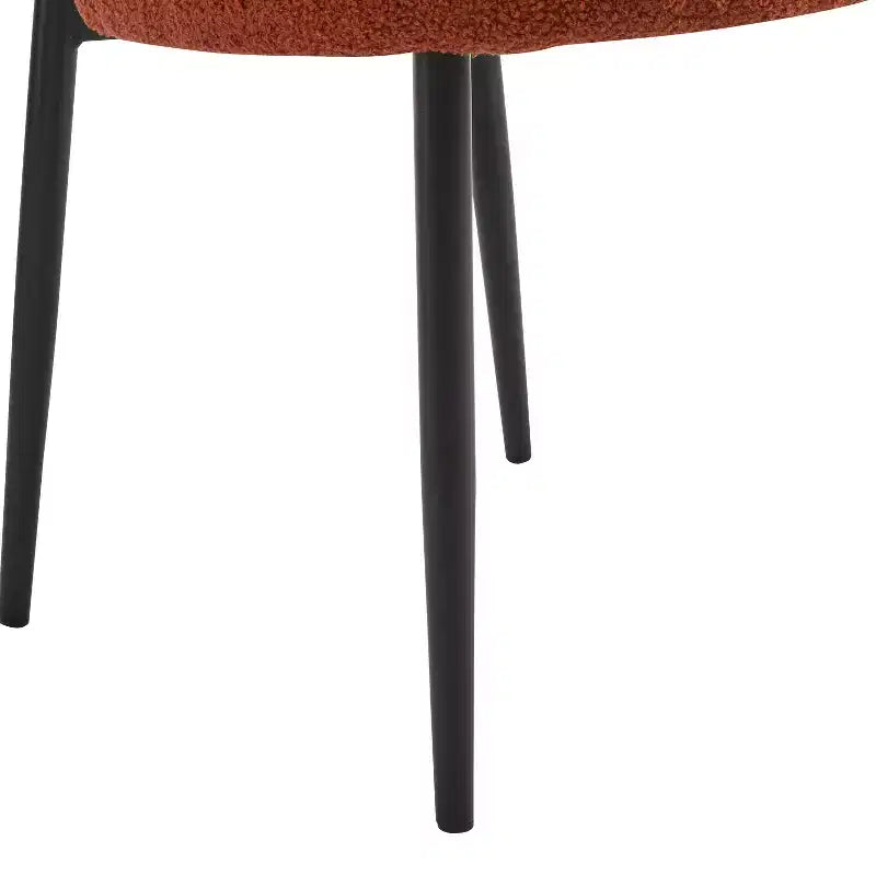 Christopher Knight Home Chaise de salle à manger rembourrée Atrass avec pieds en métal (Lot de 4)
