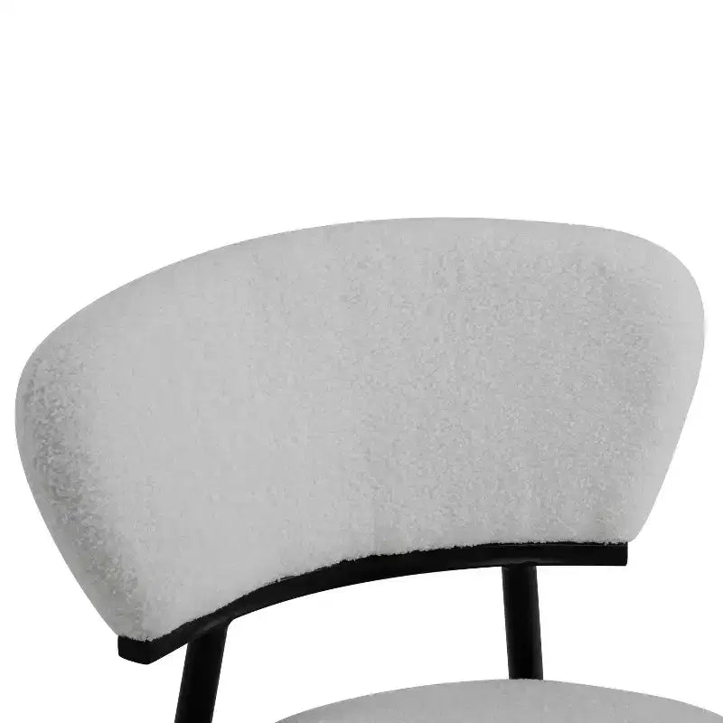 Christopher Knight Home Chaise de salle à manger rembourrée Atrass avec pieds en métal (Lot de 4)