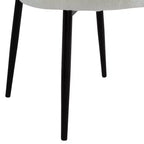 Christopher Knight Home Chaise de salle à manger rembourrée Atrass avec pieds en métal (Lot de 4)