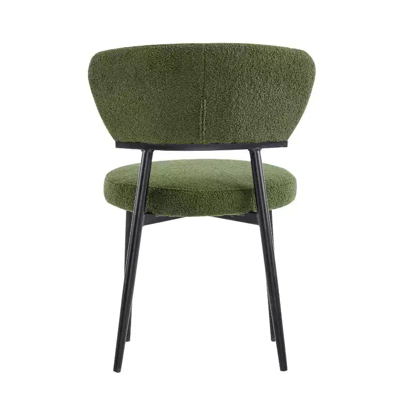 Christopher Knight Home Chaise de salle à manger rembourrée Atrass avec pieds en métal (Lot de 4)
